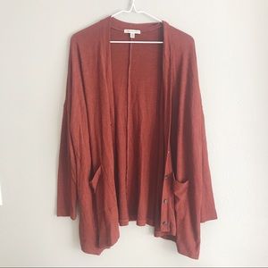 Rust Colored Cardigan